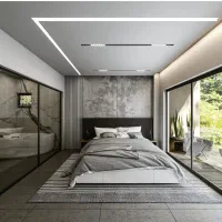 اجرای سقف کاذب کناف تایل لاین نوری بدونه واسطه