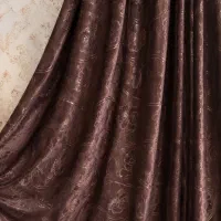 ۲ عدد دستک مخمل قهوه‌ای