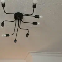 لوستر سقفی 8 شاخه|لوستر و چراغ آویز|رشت, سعدی (تختی)|دیوار