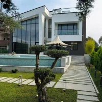 ویلا باغ مدرن ۳۳۰مترشهرک هکتاری نزدیک ساحل سنددار