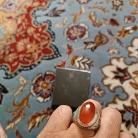 انگشتر عقیق نقره