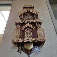 ساعت دیواری چوبی|ساعت دیواری و تزئینی|یزد, |دیوار