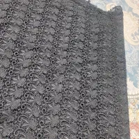 پارچه گیپور مشکی|لوازم خیاطی و بافتنی|ری, منصوریه منگل|دیوار