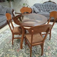 میز ناهارخوری چهارنفره با ۴ صندلی