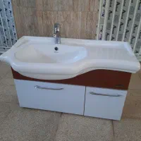 روشویی کابینی وپایه دار فلاش تانک و چراغ