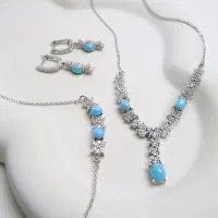 سرویس زنانه نقره فیروزه|جواهرات|تهران, بازار|دیوار