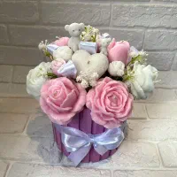 باکس گل و گیفت شمع