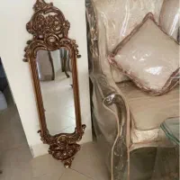 حلقه کریسمس و آینه قدی و قاب گلدوزی کاردست|صنایع دستی و سایر لوازم تزئینی|اصفهان, جلفا|دیوار