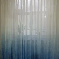 پرده حریر ابرنگی