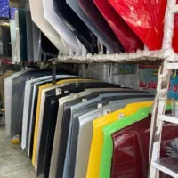 گلگیر کاپوت رنگ شده کوره ای پراید پژو سمند تیبا|قطعات یدکی و لوازم جانبی|شیراز, کوزه گری|دیوار