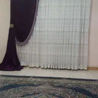 فروش سه عدد پرده با کلیه وسایل