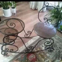 میز تلفن فرفوژه بسیار شیک سفارشی ساخته شده تخفیف