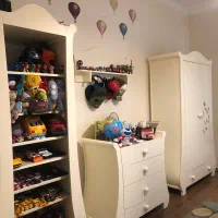 سرویس اتاق نوزاد شیک و ساده و بادوام|اسباب و اثاث بچه|آمل, |دیوار