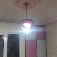 لوستر چوب و حباب صورتی|لوستر و چراغ آویز|کرمانشاه, |دیوار