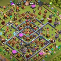 اکانت کلش اف کلنز تان هال۱۷ لول ۲۵۸