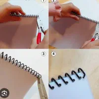 فنری صحافی و منگنه انواع کتاب و دفتر
