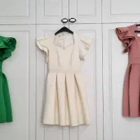 لباس مجلسی عروسکی در سایزها و رنگ های مختلف