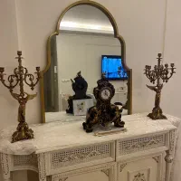 ست شمعدان و ساعت