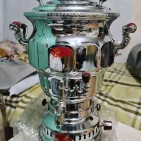 سماور گازی استیل ۷ لیتری نو و آکبند