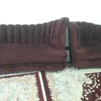 مبل 9 نفره با رنگ خاص زرشکی|مبلمان خانگی و میز عسلی|اهواز, شهرک دانشگاه|دیوار