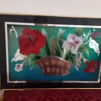 دیوار کوب  بسیار زیبا سفالی