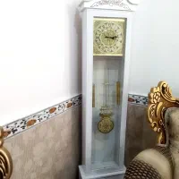 بوفه ساعت سفید مناسب جهیزیه|بوفه، ویترین، کنسول|مشگین شهر, |دیوار