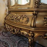 ویترین سلطنتی چوب گردو|بوفه، ویترین، کنسول|کرمانشاه, |دیوار