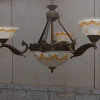 لوستر|لوستر و چراغ آویز|اصفهان, بهارستان|دیوار