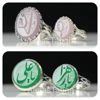 انگشتر نقره ست زنانه و مردانه با فاکتور معتبر|جواهرات|مشهد, چهنو|دیوار