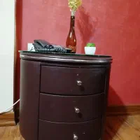 تخت گرد چرمی دونفره زیبا|تخت و سرویس خواب|مشهد, هنرستان|دیوار
