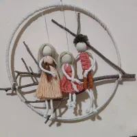 تعدادی دیوارکوب فرشته مکرومه|صنایع دستی و سایر لوازم تزئینی|شهریار, شهریار|دیوار