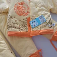 کاپشن و شلوار سه‌تکه نوزادی