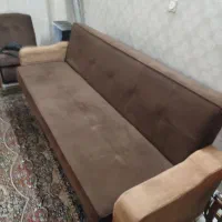دو دست مبل تخت خواب شو تمیز|مبلمان خانگی و میز عسلی|تهران, تهران‌نو|دیوار