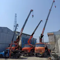 جرثقیل ۱۵تن الی ۲تن به صورت شبانه روزی