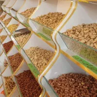 استند حبوبات/قفسه آجیلی/تخمه خشکبار آجیل طبقاتی ک3