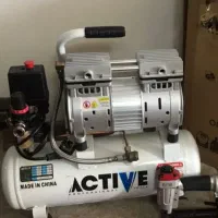 پمپ بادی 10لیتری بدون روغن  اکتیو و منگنه کوب apn