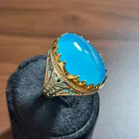 انگشتر عقیق و موزانایت