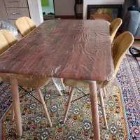 میز ناهارخوری 6 نفره|میز و صندلی غذاخوری|شیراز, چوگیاه‎|دیوار