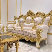 مبل سلطنتی/ست کامل/درجه کیفیA+/ارسال رایگان|مبلمان خانگی و میز عسلی|خمینی‌شهر, |دیوار