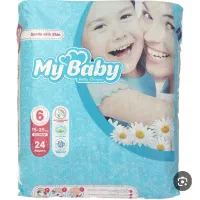 پوشک سایز 6مای بیبی در حد نو