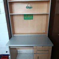 میز کامپیوتر به همراه شلف کتابخانه