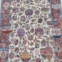 قالیچه دستباف 4متری زیرخاکی|فرش|کاشمر, |دیوار