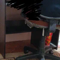 میز تحریر چوبی و صندلی