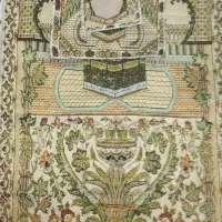 چادر رنگی دوخته شده پا به نو