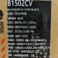 فروش Asus ExpertBook B1502CVA i7 40GB رم|رایانه همراه|مشهد, هنرستان|دیوار