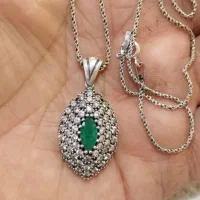 گردنبند انگشتر نقره