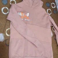 هودی خز دار و کلاه دار صورتی خوش رنگ|لباس|رشت, شهرک قدس|دیوار