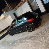 ۲۰۶ تیپ ۲ مدل ۸۸ رنگ مشکی مات