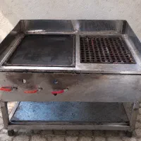 گریل تخت و سنگی و میز و صندلی چوبی و...