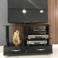 میز تلویزیون شیشه ای LCD